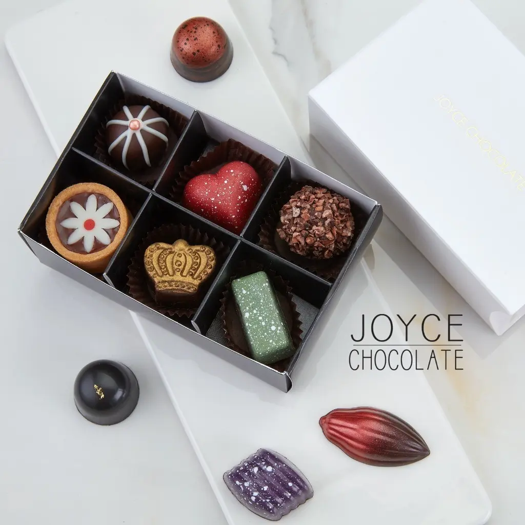 Joyce Chocolate 綜合手製巧克力禮盒(6顆入)